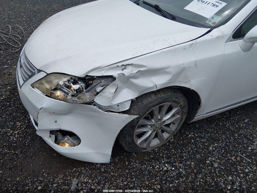 2011 Lexus ES VIN JTHBK1EG7B2431181 IAAI salvage auction — LEFT FRONT, Salvage (Louisiana), sold $2,700 on 2026-08-01 (photo 6)