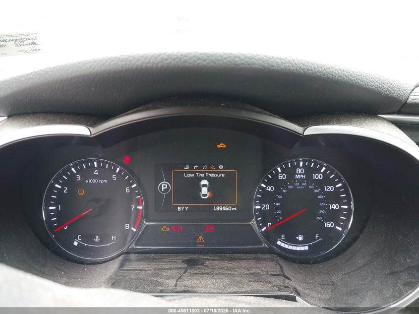 2015 Kia Optima VIN 5XXGR4A69FG449697 IAAI salvage auction — NORMAL WEAR, Clear (Virginia), sold $350 on 2026-07-28 (photo 7)
