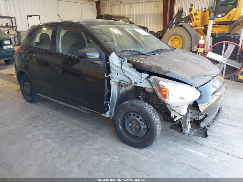 2015 Mitsubishi Mirage VIN ML32A3HJ8FH047262 IAAI salvage auction — NORMAL WEAR, Clear (Utah), sold $75 on 2026-07-20 (photo 1)