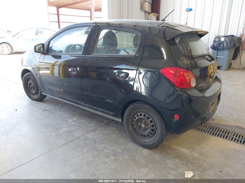 2015 Mitsubishi Mirage VIN ML32A3HJ8FH047262 IAAI salvage auction — NORMAL WEAR, Clear (Utah), sold $75 on 2026-07-20 (photo 3)