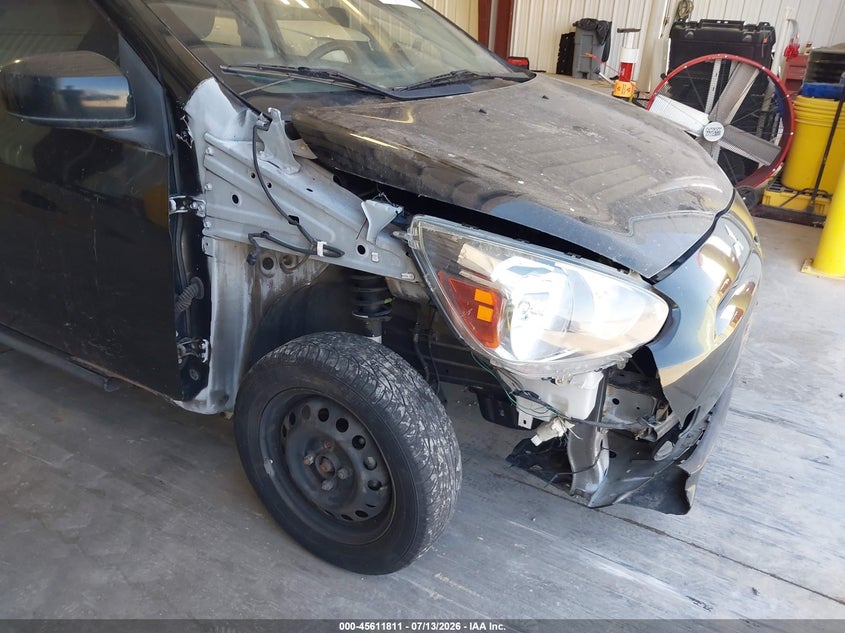 2015 Mitsubishi Mirage VIN ML32A3HJ8FH047262 IAAI salvage auction — NORMAL WEAR, Clear (Utah), sold $75 on 2026-07-20 (photo 6)