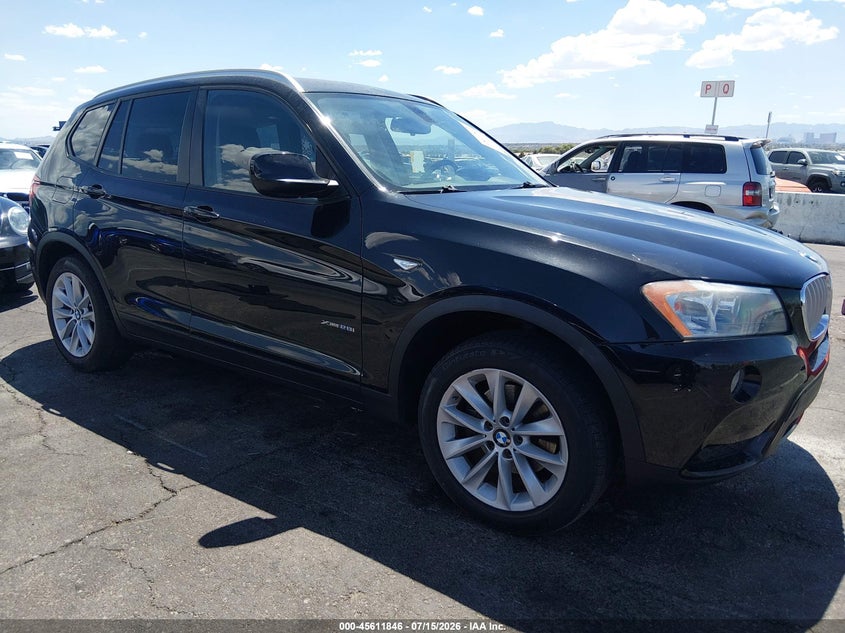 2013 BMW X3 VIN 5UXWX9C51D0A08570 IAAI salvage auction — LEFT REAR, Salvage (Nevada), sold $1,275 on 2026-08-01 (photo 1)