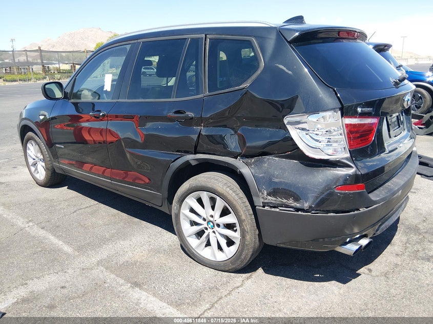 2013 BMW X3 VIN 5UXWX9C51D0A08570 IAAI salvage auction — LEFT REAR, Salvage (Nevada), sold $1,275 on 2026-08-01 (photo 3)