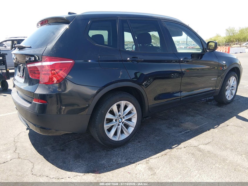 2013 BMW X3 VIN 5UXWX9C51D0A08570 IAAI salvage auction — LEFT REAR, Salvage (Nevada), sold $1,275 on 2026-08-01 (photo 4)