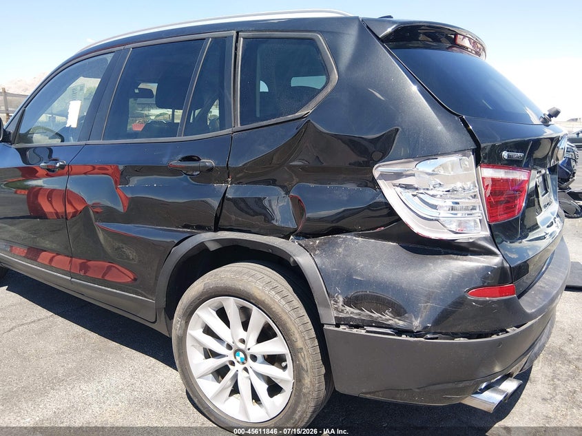 2013 BMW X3 VIN 5UXWX9C51D0A08570 IAAI salvage auction — LEFT REAR, Salvage (Nevada), sold $1,275 on 2026-08-01 (photo 6)