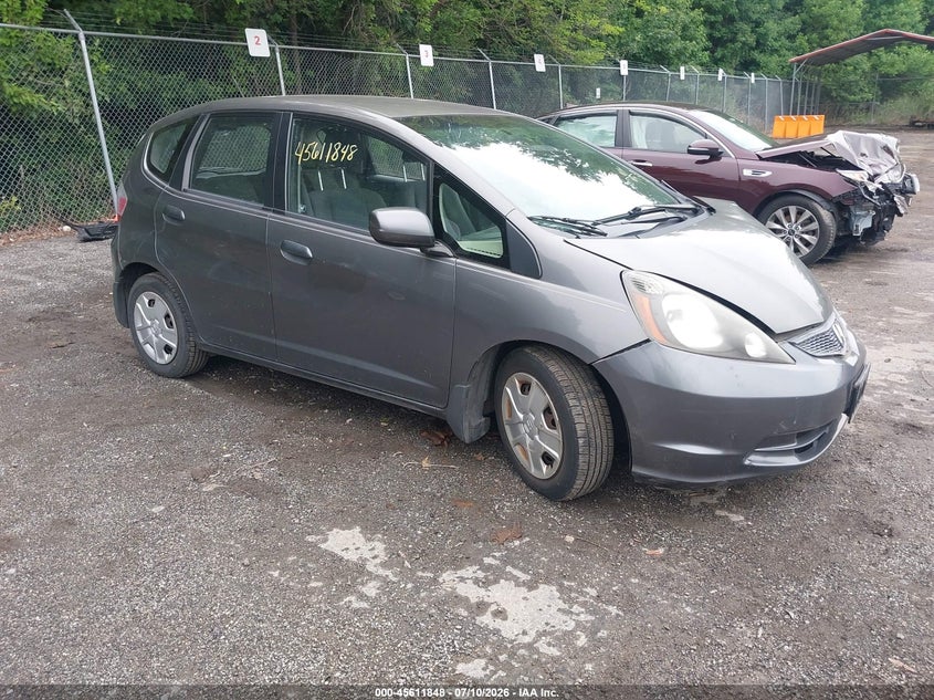 2013 Honda Fit VIN JHMGE8H36DC067637 IAAI salvage auction — FRONT END, Salvage Title, sold $550 on 2026-08-01 (photo 1)