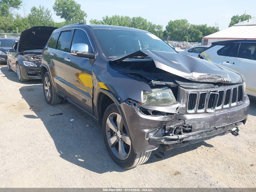 2015 Jeep Grand Cherokee VIN 1C4RJFBG1FC913407 IAAI salvage auction — FRONT END, Salvage (Iowa), sold $1,425 on 2026-09-15 (photo 1)