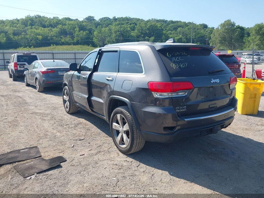 2015 Jeep Grand Cherokee VIN 1C4RJFBG1FC913407 IAAI salvage auction — FRONT END, Salvage (Iowa), sold $1,425 on 2026-09-15 (photo 3)