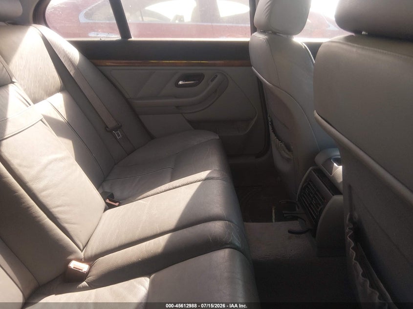 2000 BMW 5 series VIN WBADN5349YGC94287 IAAI salvage auction — NORMAL WEAR, Original (Texas), sold $1,050 on 2026-07-29 (photo 8)