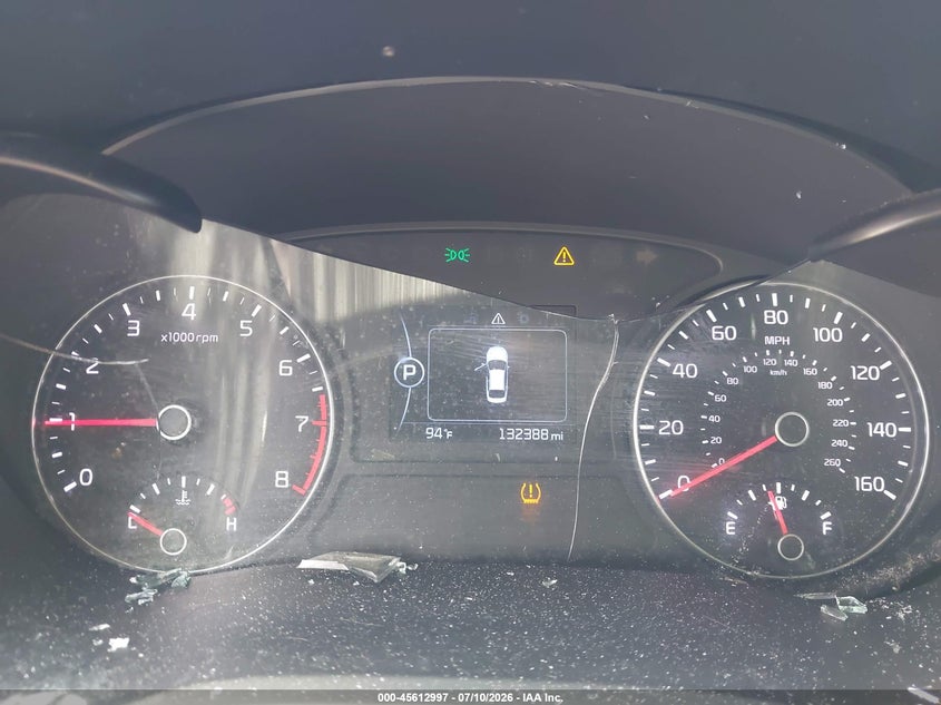2016 Kia Optima VIN 5XXGU4L32GG118852 IAAI salvage auction — FRONT END, Salvage Title, sold $750 on 2026-07-29 (photo 7)