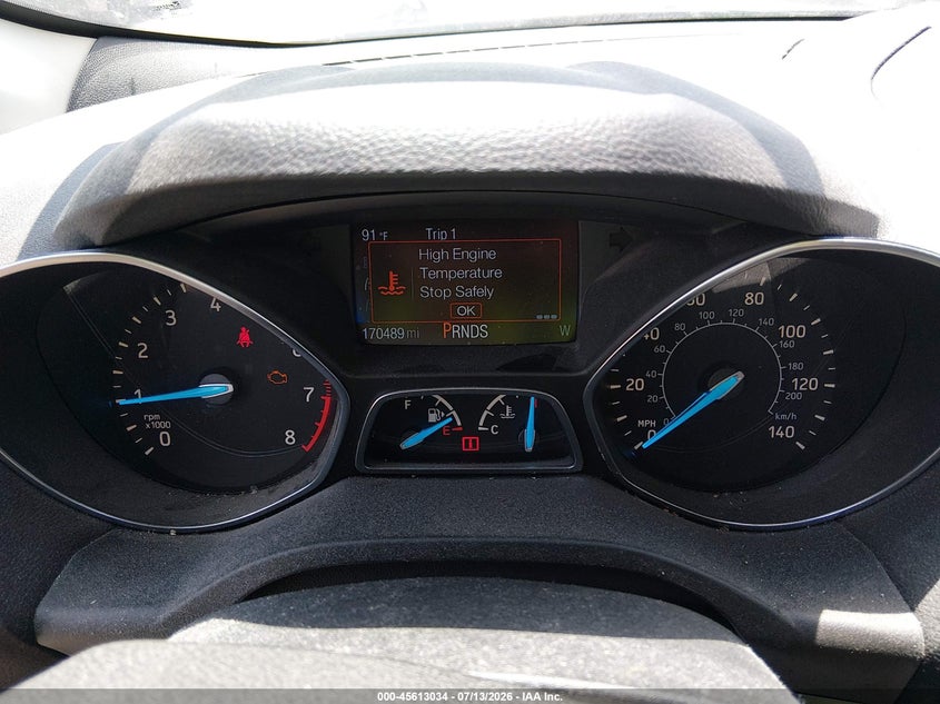 2018 Ford Escape VIN 1FMCU9GD4JUD29076 IAAI salvage auction — NORMAL WEAR, Clear (Kansas), sold $1,400 on 2026-07-18 (photo 7)