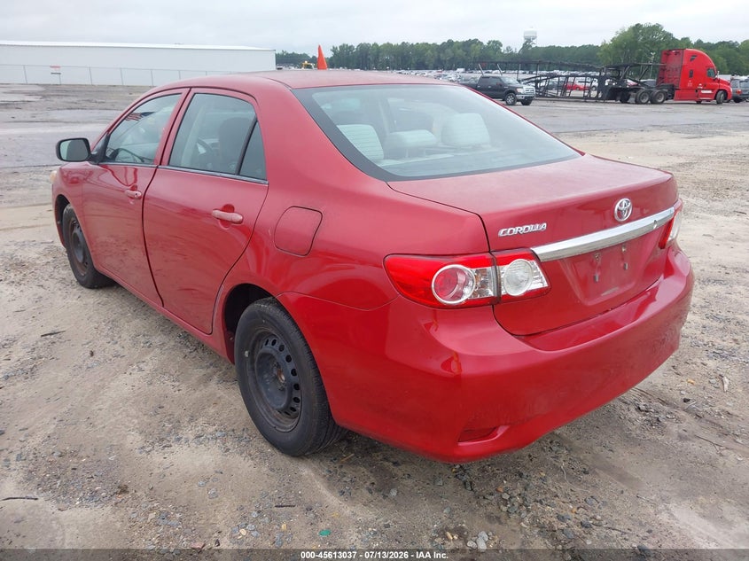 2013 Toyota Corolla VIN 5YFBU4EE0DP179161 IAAI salvage auction — NORMAL WEAR, Clear (North Carolina), sold $2,250 on 2026-07-15 (photo 3)