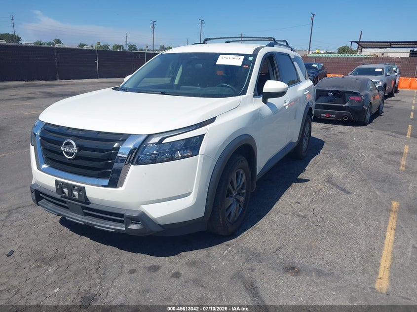 2023 Nissan Pathfinder VIN 5N1DR3BA5PC213898 IAAI salvage auction — REAR END, Salvage Title, sold $6,800 on 2026-07-29 (photo 2)