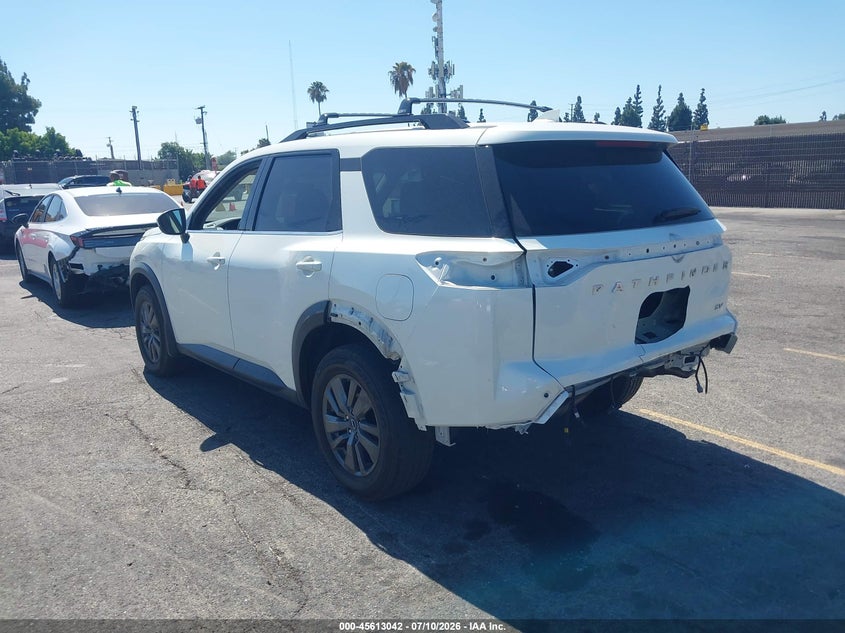 2023 Nissan Pathfinder VIN 5N1DR3BA5PC213898 IAAI salvage auction — REAR END, Salvage Title, sold $6,800 on 2026-07-29 (photo 3)