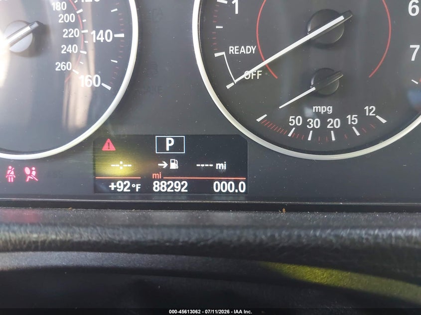 2014 BMW 3er VIN WBA3A5C5XEP602477 IAAI salvage auction — REAR END, Wait Title, sold $1,475 on 2026-08-19 (photo 7)