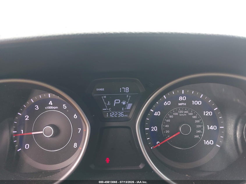 2016 Hyundai Elantra VIN 5NPDH4AE8GH735169 IAAI salvage auction — RIGHT FRONT, Salvage Title, sold $1,500 on 2026-08-31 (photo 7)