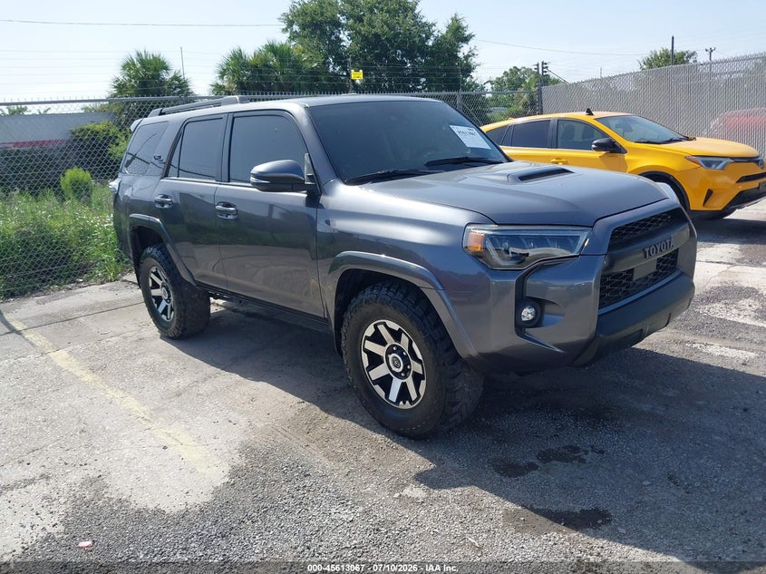 2023 Toyota 4runner VIN JTERU5JR1P6127705 IAAI salvage auction — RIGHT REAR, Salvage Title, sold $19,100 on 2026-07-29 (photo 1)