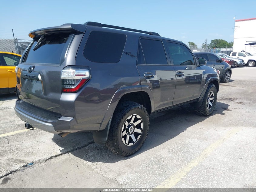 2023 Toyota 4runner VIN JTERU5JR1P6127705 IAAI salvage auction — RIGHT REAR, Salvage Title, sold $19,100 on 2026-07-29 (photo 4)
