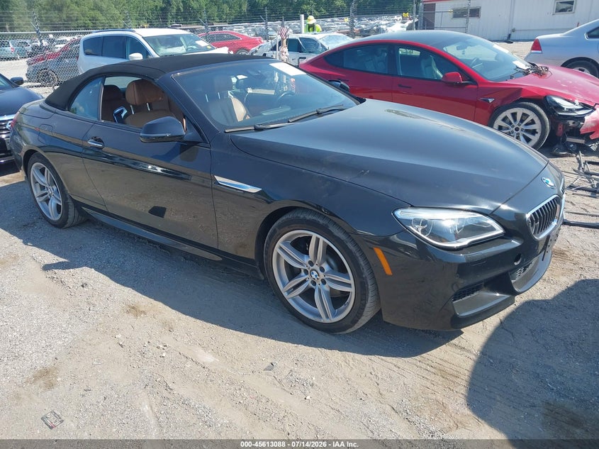 2017 BMW 6er VIN WBA6F3C5XHD994725 IAAI salvage auction — LEFT SIDE, Salvage (Iowa), sold $9,200 on 2026-08-10 (photo 1)