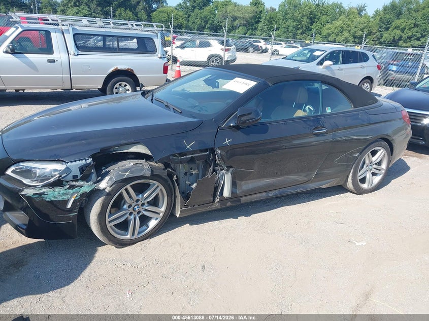 2017 BMW 6er VIN WBA6F3C5XHD994725 IAAI salvage auction — LEFT SIDE, Salvage (Iowa), sold $9,200 on 2026-08-10 (photo 6)