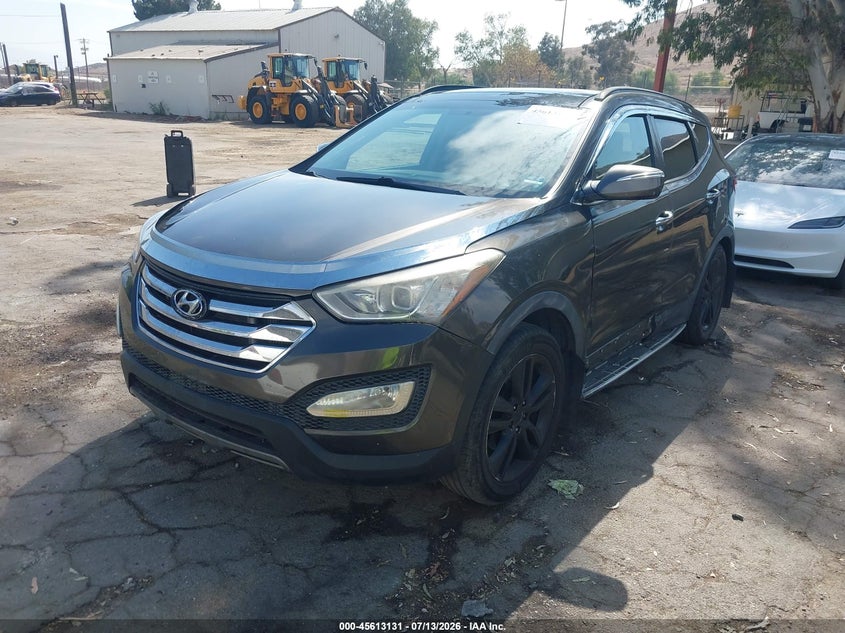 2014 Hyundai Santa fe VIN 5XYZW3LA6EG196412 IAAI salvage auction — FRONT END, Salvage (California), sold $1,950 on 2026-07-28 (photo 2)