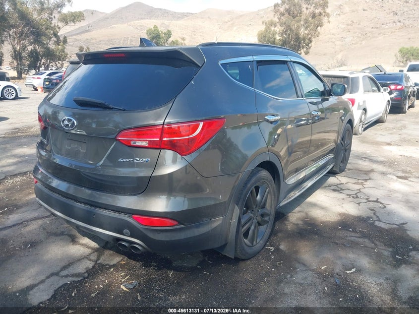 2014 Hyundai Santa fe VIN 5XYZW3LA6EG196412 IAAI salvage auction — FRONT END, Salvage (California), sold $1,950 on 2026-07-28 (photo 4)