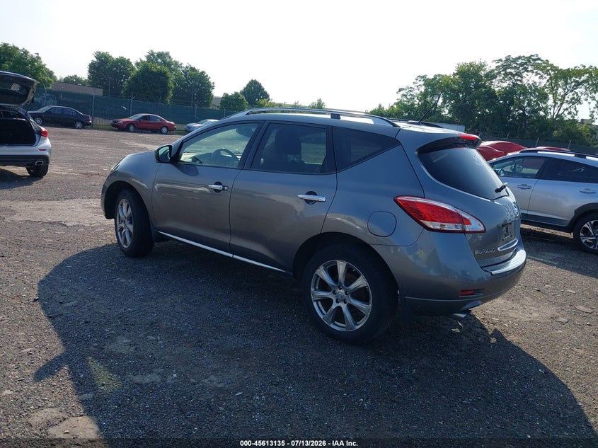 2014 Nissan Murano VIN JN8AZ1MW2EW533345 IAAI salvage auction — NORMAL WEAR, Clear (Pennsylvania), sold $225 on 2026-07-24 (photo 3)