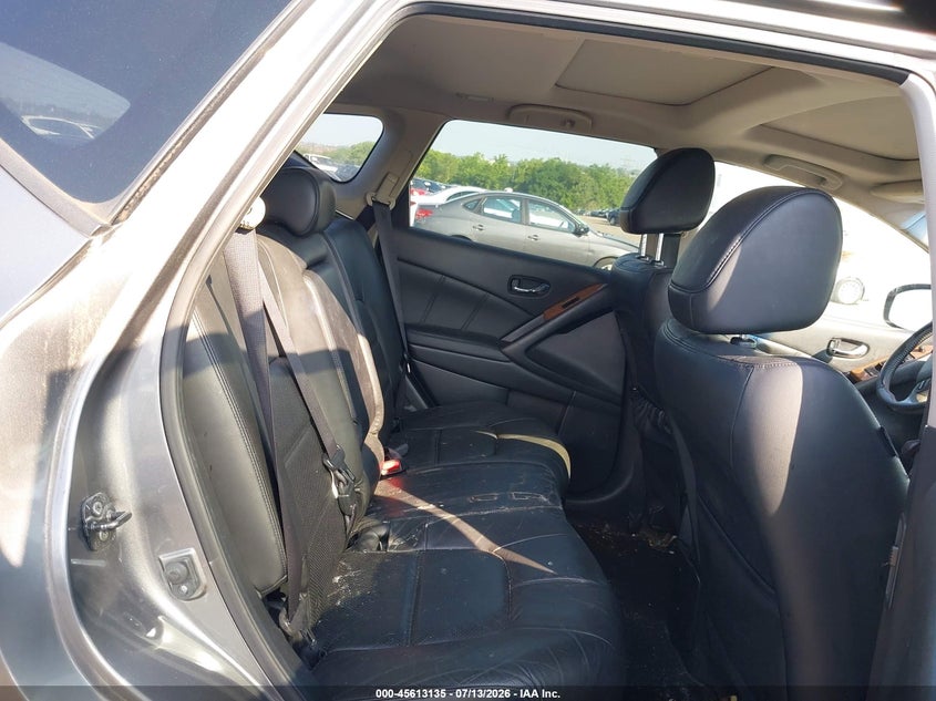 2014 Nissan Murano VIN JN8AZ1MW2EW533345 IAAI salvage auction — NORMAL WEAR, Clear (Pennsylvania), sold $225 on 2026-07-24 (photo 8)