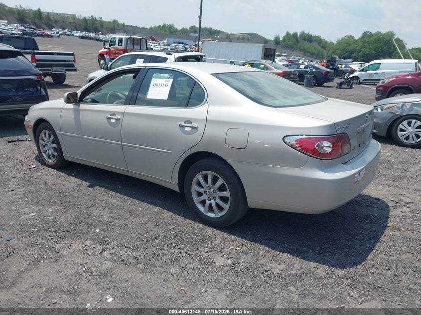 2002 Lexus ES VIN JTHBF30G925017731 IAAI salvage auction — FRONT END, Salvage (Pennsylvania), sold $275 on 2026-07-23 (photo 3)