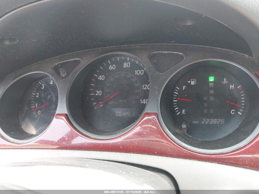 2002 Lexus ES VIN JTHBF30G925017731 IAAI salvage auction — FRONT END, Salvage (Pennsylvania), sold $275 on 2026-07-23 (photo 7)