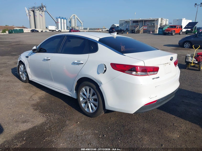 2016 Kia Optima VIN 5XXGT4L33GG061693 IAAI salvage auction — NORMAL WEAR, Clear (New York), sold $1,175 on 2026-08-01 (photo 3)