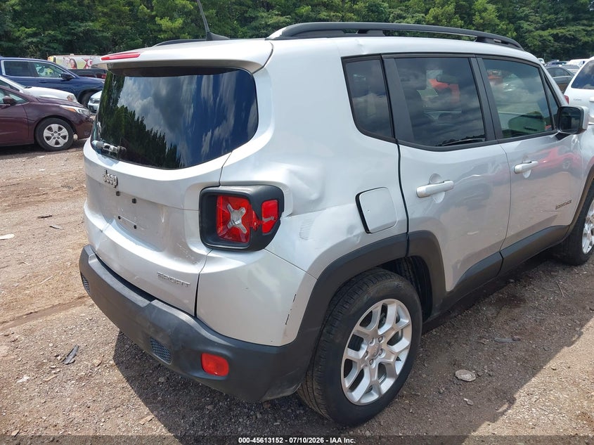 2018 Jeep Renegade VIN ZACCJABB7JPJ20983 IAAI salvage auction — RIGHT REAR, Salvage Title, sold $1,100 on 2026-07-15 (photo 6)