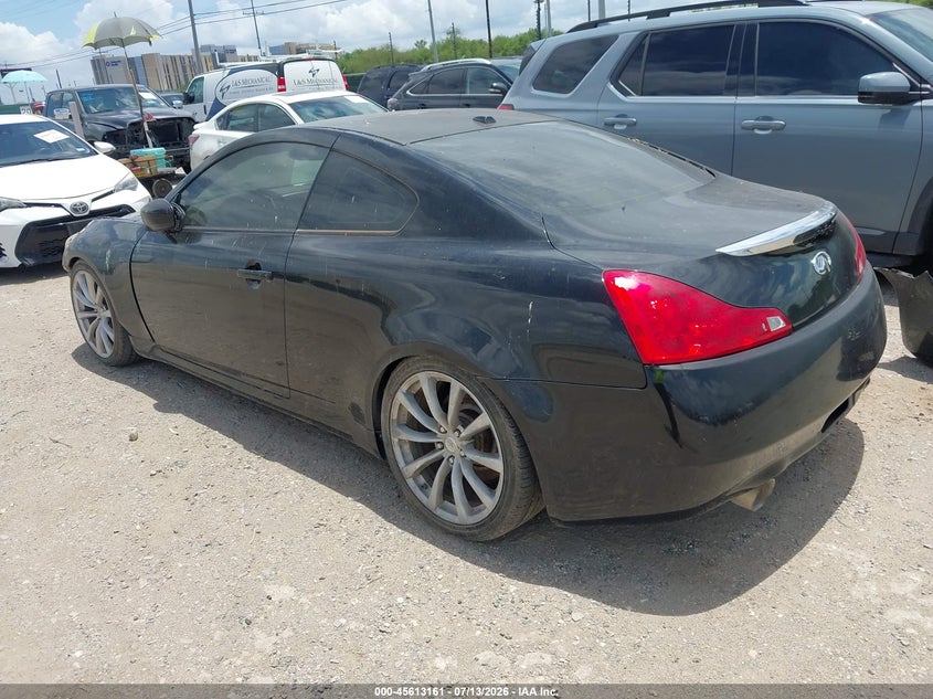 2008 Infiniti G37 VIN JNKCV64E78M115981 IAAI salvage auction — NORMAL WEAR, Original (Texas), sold $1,125 on 2026-07-27 (photo 3)