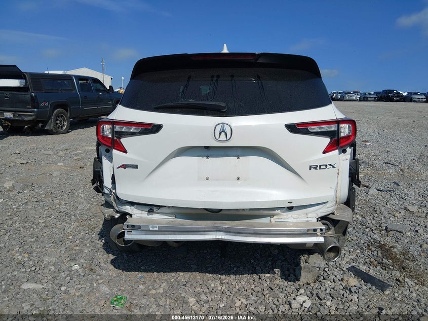 2021 Acura Rdx VIN 5J8TC1H65ML008488 IAAI salvage auction — REAR END, Salvage Title, sold $9,800 on 2026-08-20 (photo 6)