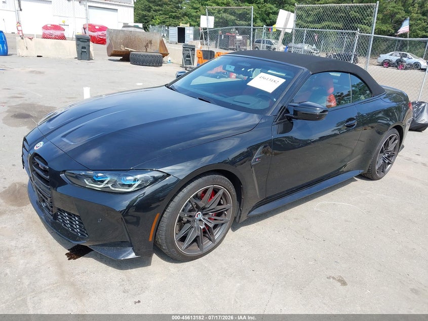 2022 BMW M4 VIN WBS33BA03NCK73141 IAAI salvage auction — ENGINE DAMAGE, Mv-907A (New York), sold $21,100 on 2026-08-25 (photo 2)