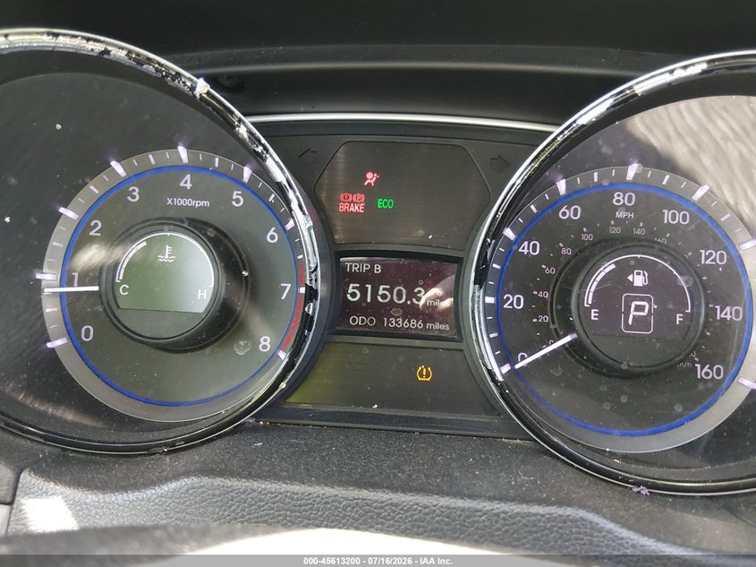 2013 Hyundai Sonata VIN 5NPEC4AC3DH648535 IAAI salvage auction — RIGHT FRONT, Salvage (California), sold $25 on 2026-07-29 (photo 7)
