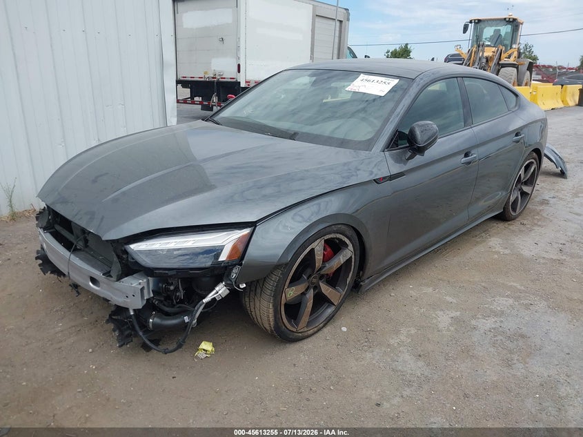 2023 Audi A5 VIN WAUFACF59PA024682 IAAI salvage auction — FRONT END, Salvage (California), sold $11,600 on 2026-07-30 (photo 2)