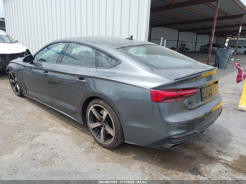 2023 Audi A5 VIN WAUFACF59PA024682 IAAI salvage auction — FRONT END, Salvage (California), sold $11,600 on 2026-07-30 (photo 3)
