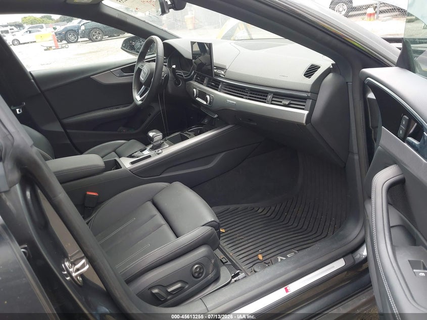 2023 Audi A5 VIN WAUFACF59PA024682 IAAI salvage auction — FRONT END, Salvage (California), sold $11,600 on 2026-07-30 (photo 5)