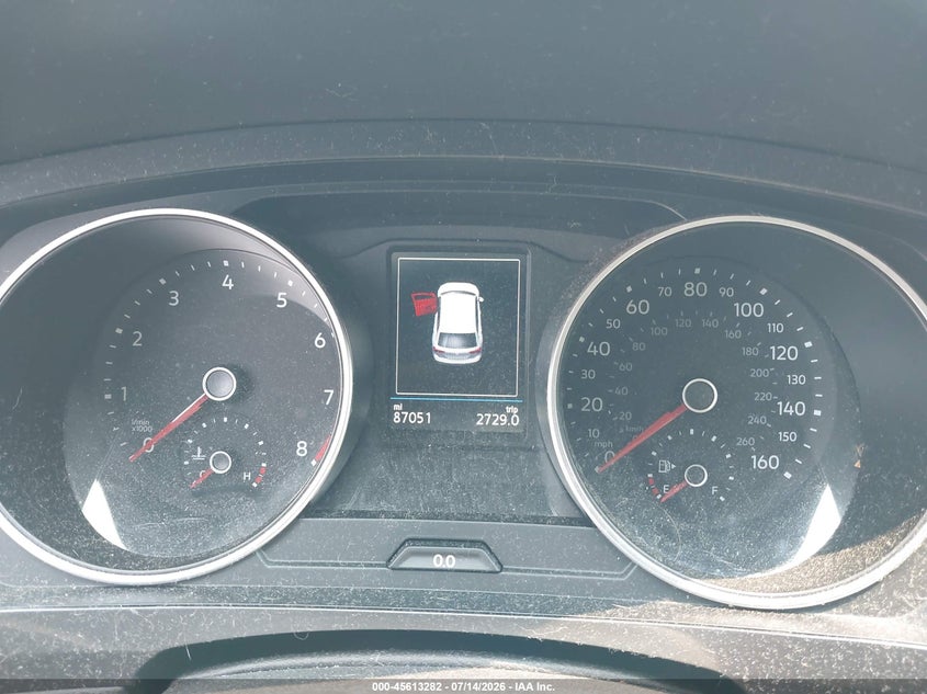 2018 Volkswagen Tiguan VIN 3VV1B7AX6JM021275 IAAI salvage auction — FRONT & REAR, Salvage Title, sold $3,575 on 2026-08-01 (photo 7)