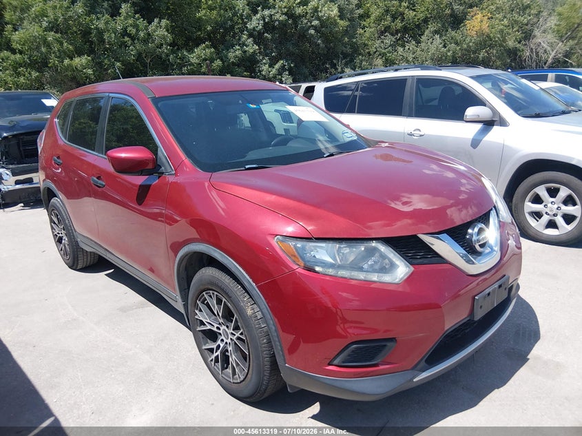 2016 Nissan Rogue VIN JN8AT2MT3GW010769 IAAI salvage auction — NORMAL WEAR, Original (Texas), sold $1,675 on 2026-07-29 (photo 1)
