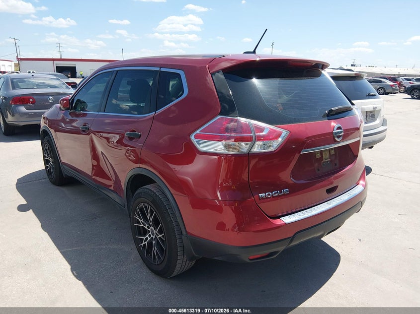 2016 Nissan Rogue VIN JN8AT2MT3GW010769 IAAI salvage auction — NORMAL WEAR, Original (Texas), sold $1,675 on 2026-07-29 (photo 3)