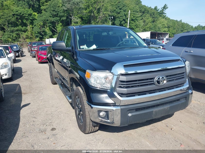 2014 Toyota Tundra VIN 5TFUY5F11EX410375 IAAI salvage auction — REAR END, Clear (Massachusetts), sold $6,600 on 2026-07-23 (photo 1)