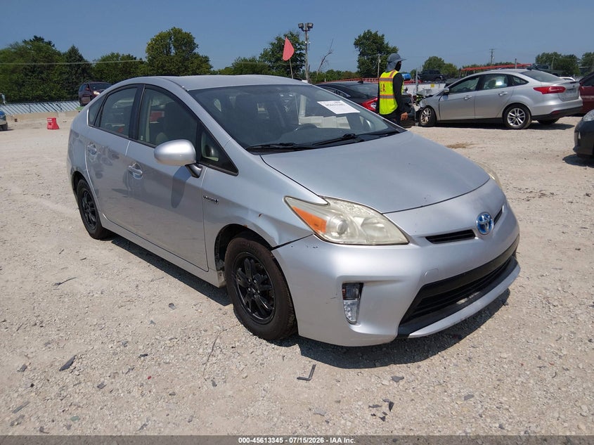 2013 Toyota Prius VIN JTDKN3DU4D5615703 IAAI salvage auction — NORMAL WEAR, Clear, sold $25 on 2026-07-21 (photo 1)