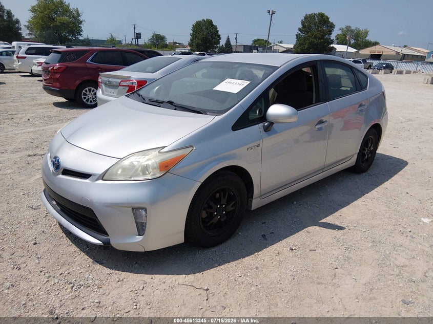 2013 Toyota Prius VIN JTDKN3DU4D5615703 IAAI salvage auction — NORMAL WEAR, Clear, sold $25 on 2026-07-21 (photo 2)