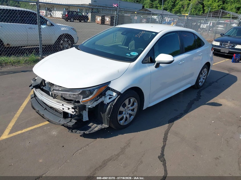2022 Toyota Corolla VIN 5YFEPMAE8NP319467 IAAI salvage auction — FRONT END, Salvage (Connecticut), sold $4,250 on 2026-07-23 (photo 2)