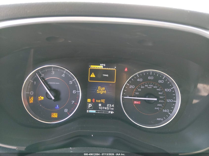 2019 Subaru Xv VIN JF2GTANC0K8312386 IAAI salvage auction — TRANSMISSION, Bill Of Sale (Washington), sold $2,750 on 2026-07-29 (photo 7)