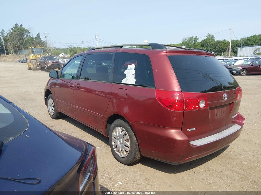 2006 Toyota Sienna VIN 5TDZA23C66S520084 IAAI salvage auction — NORMAL WEAR, Clear (Rhode Island), sold $825 on 2026-07-21 (photo 3)