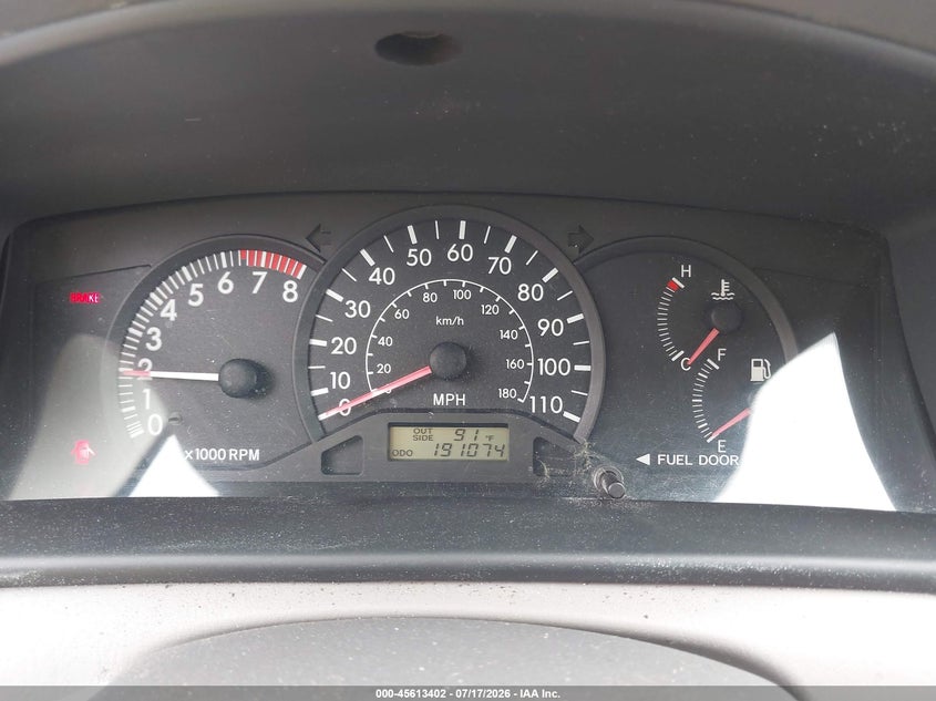 2003 Toyota Corolla VIN JTDBR32E330033734 IAAI salvage auction — NORMAL WEAR, Clear (Maryland), sold $700 on 2026-07-22 (photo 7)