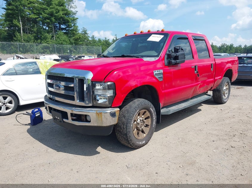 2008 Ford F-550 super duty VIN 1FTWW31Y98ED82459 IAAI salvage auction — NORMAL WEAR, Clear (Massachusetts), sold $375 on 2026-07-18 (photo 2)